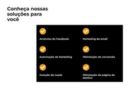 Conheça Nossa Solução - Modelo De Site Gratuito