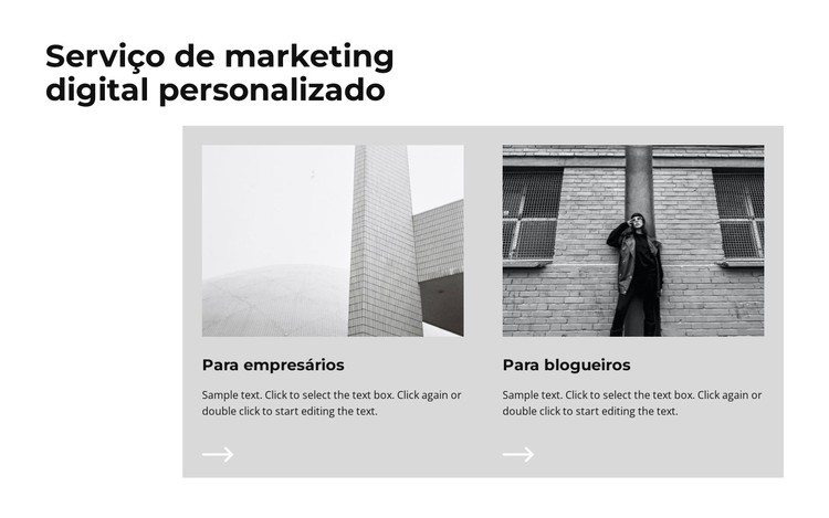 Projeto digital personalizado Template CSS