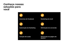 Conheça Nossa Solução - Modelo De Página De Destino