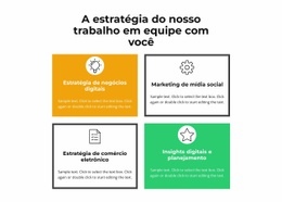 Nosso Trabalho Em Equipe - Landing Page Profissional Personalizável