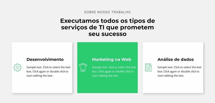 Empresa de TI de sucesso Landing Page