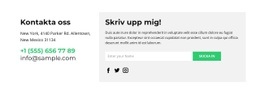 Text Och Feedbackformulär Mall HTML CSS Responsiv