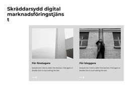 HTML-Sidadesign För Skräddarsydd Digital Design