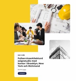 HTML-Sida För Fullservice Arkitektföretag