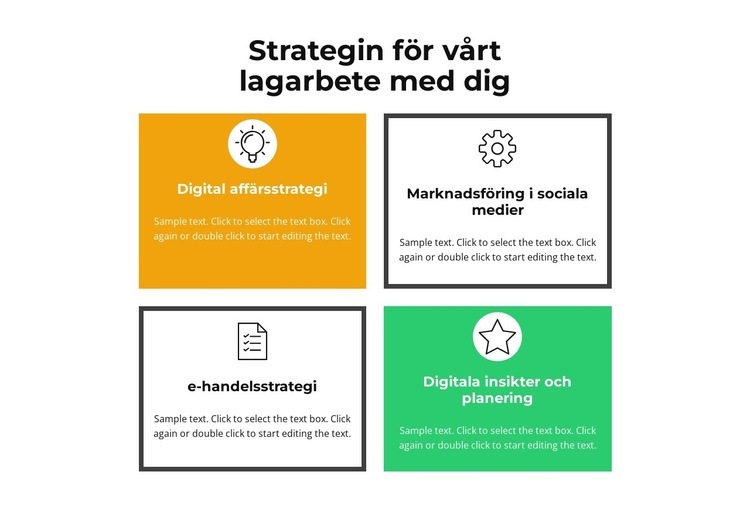 Vårt lagarbete HTML-mall