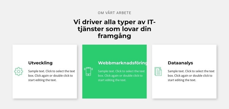 Framgångsrik IT-företag HTML-mall