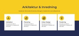 Arkitektur Och Inredning - Anpassningsbar Mall