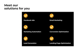 Meet Our Solution - Free Website Template