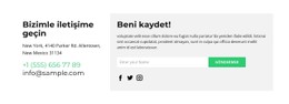 Metin Ve Geri Bildirim Formu Şablon HTML CSS Duyarlı