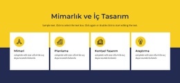 Mimari Ve Iç - HTML5 Duyarlı Şablon