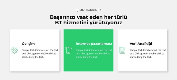 Başarılı BT şirketi HTML5 Şablonu