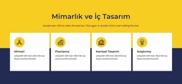 Mimari Ve Iç - Joomla Şablonunu Sürükleyip Bırakın