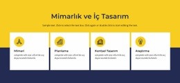 Mimari Ve Iç - Web Sitesi Tasarımı Ilhamı