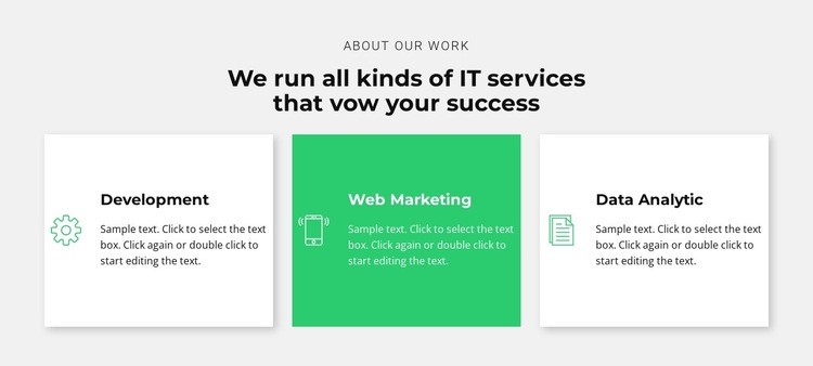 Successful IT company Webflow Template Alternative