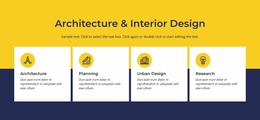 Architecture And Interior - Website Design Inspiration