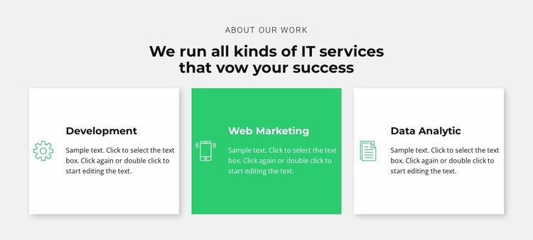 Successful IT company Website Mockup