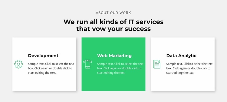 Successful IT company Landing Page