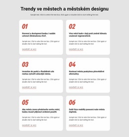Trendy Zostřují Města – HTML Šablona Webových Stránek