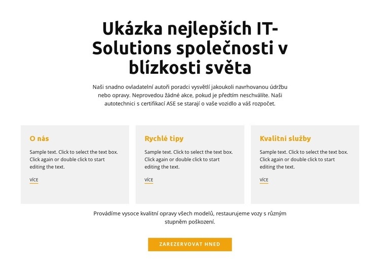 IT kancelář Šablona HTML