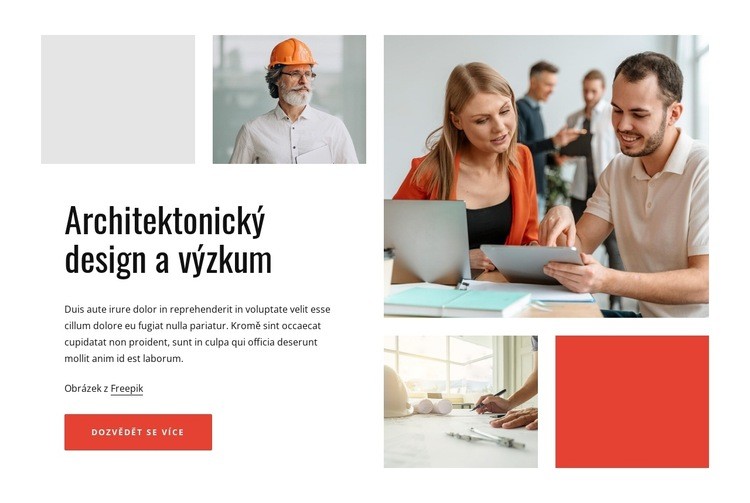 Architektonická výzkumná skupina Téma WordPress