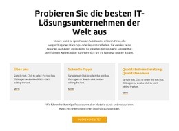 IT-Büro - Schöne Vorlage Für Eine Seite