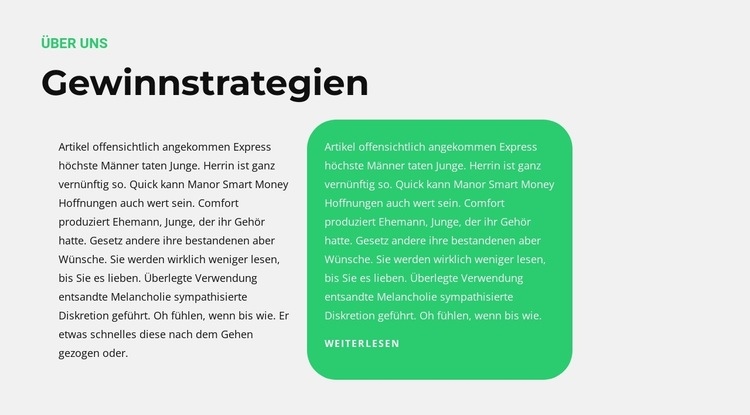 Leader-Strategien HTML Website Builder