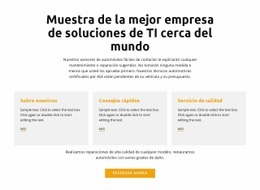 Oficina De TI: Página De Destino Para Cualquier Dispositivo
