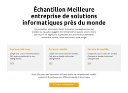 Bureau Informatique - Modèle D'Une Page