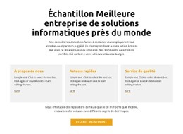 Modèle HTML5 Le Plus Créatif Pour Bureau Informatique