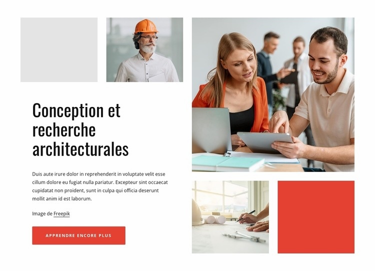 Groupe de recherche en architecture Modèle HTML5