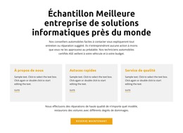 Bureau Informatique – Téléchargement Du Modèle De Site Web