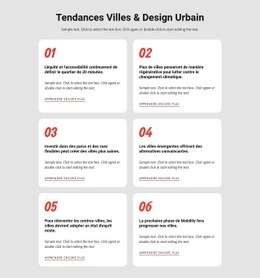Tendances Aiguisant Les Villes : Modèle Créatif Polyvalent D'Une Page
