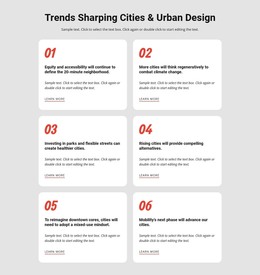 Trends Sharping Cities - HTML Website Template