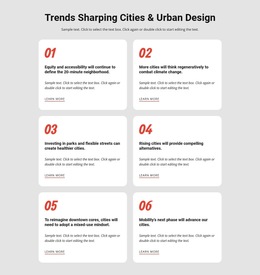 Site Template For Trends Sharping Cities
