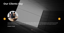 Awesome HTML5 Template For Positive Reviews