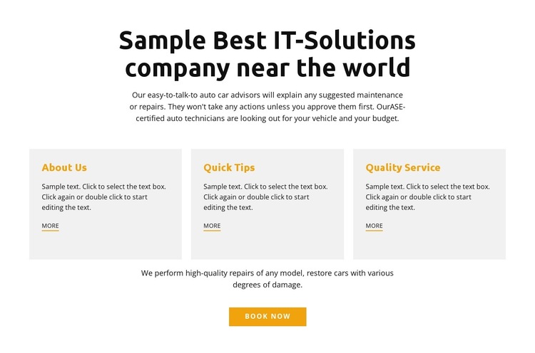 IT office HTML5 Template