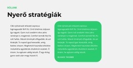 Vezetői Stratégiák - Webfejlesztési Sablon