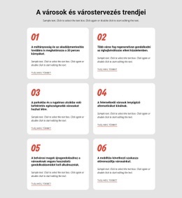 Webhely Elrendezése A Következőhöz: A Trendek Élesítik A Városokat