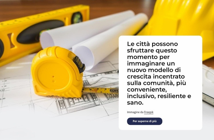 Le città sono a un punto di svolta Costruttore di siti web HTML