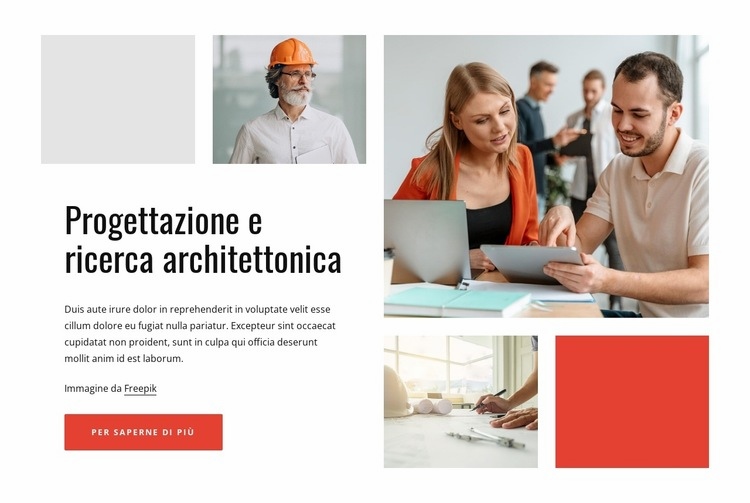 Gruppo di ricerca architettonica Modelli di Website Builder