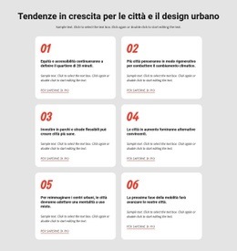 Tendenze Che Acuiscono Le Città - Modello Creativo Multiuso Di Una Pagina