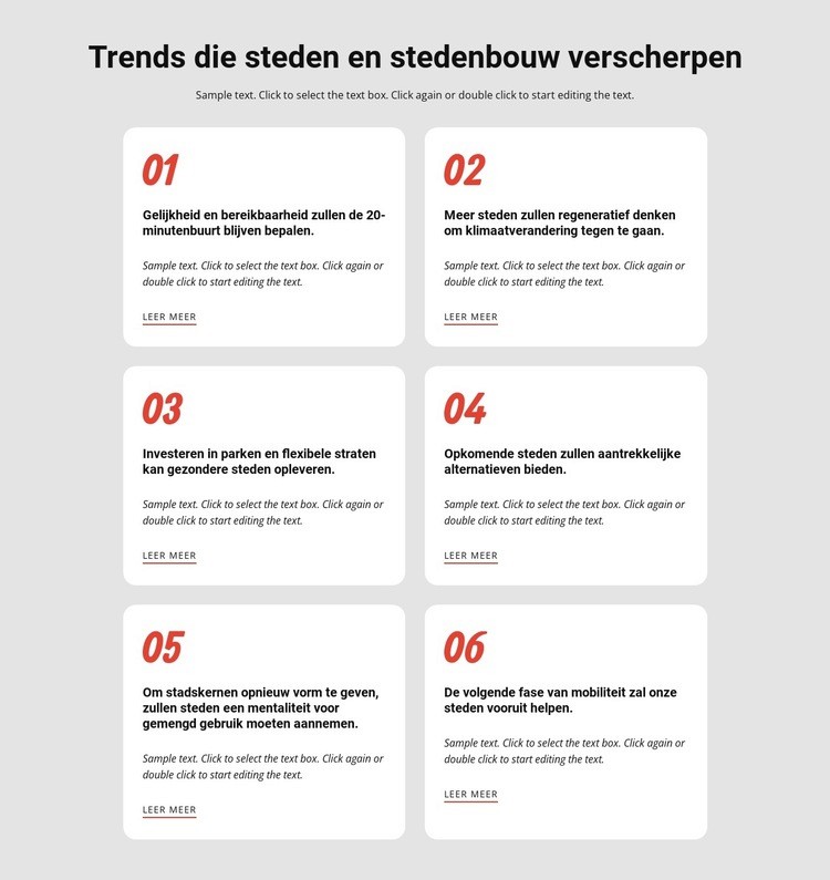 Trends die steden scherper maken Bestemmingspagina