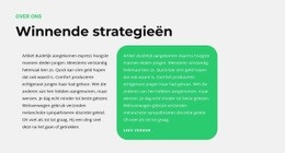 Leider Strategieën - Gratis Download Websitebouwer