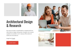Architectural Research Group - Beautiful One Page Template