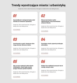 Trendy Wyostrzające Miasta - Niestandardowy Motyw WordPress