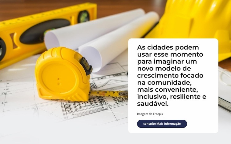 As cidades estão em um ponto de inflexão Construtor de sites HTML