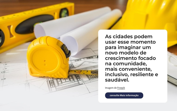 As cidades estão em um ponto de inflexão Modelo HTML