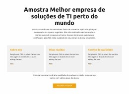 Escritório De TI – Página De Destino Para Qualquer Dispositivo