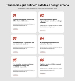 Tendências Que Definem As Cidades - Tema WordPress Profissional Personalizável