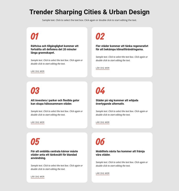 Trender som skärper städer WordPress -tema